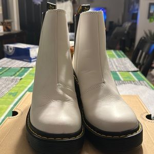 Dr Marten Spence Leather Flared Heel Chelsea Boors